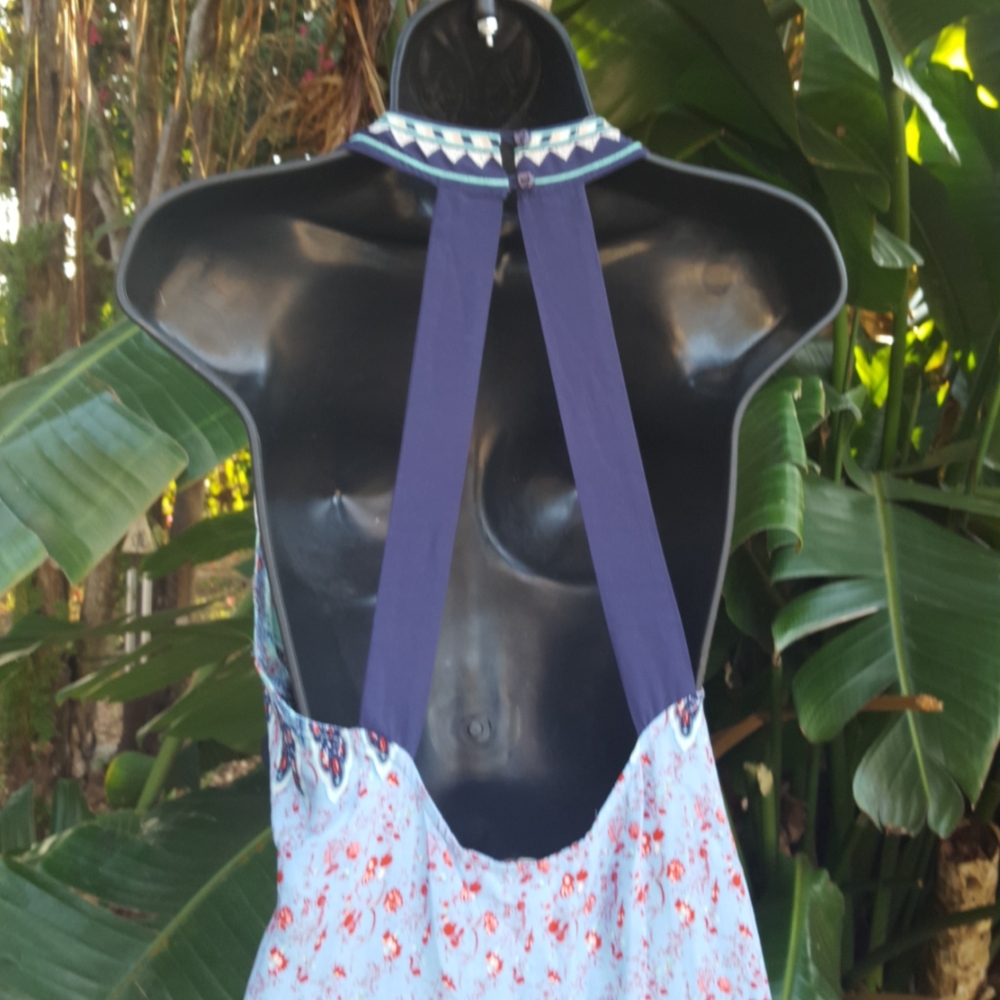 Flying tomato patchwork scarf, print dress - Picture 5 of 7